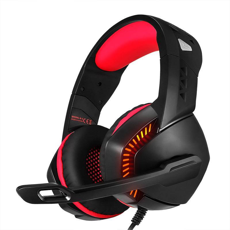 Built-in sound card dazzling optical headset