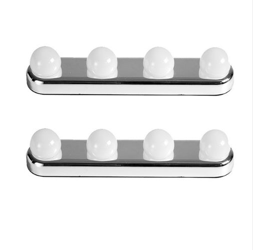 Four bulb mirror headlights Suction cup makeup lamp LED lamp fill light