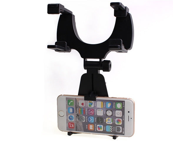 Car Rearview Mirror Hooked Phone Holder Bracket Flexible Extended Stand
