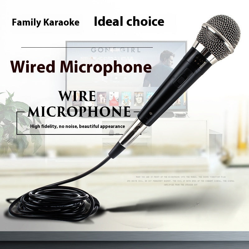 Wired Moving Coil Sound Card Live Microphone