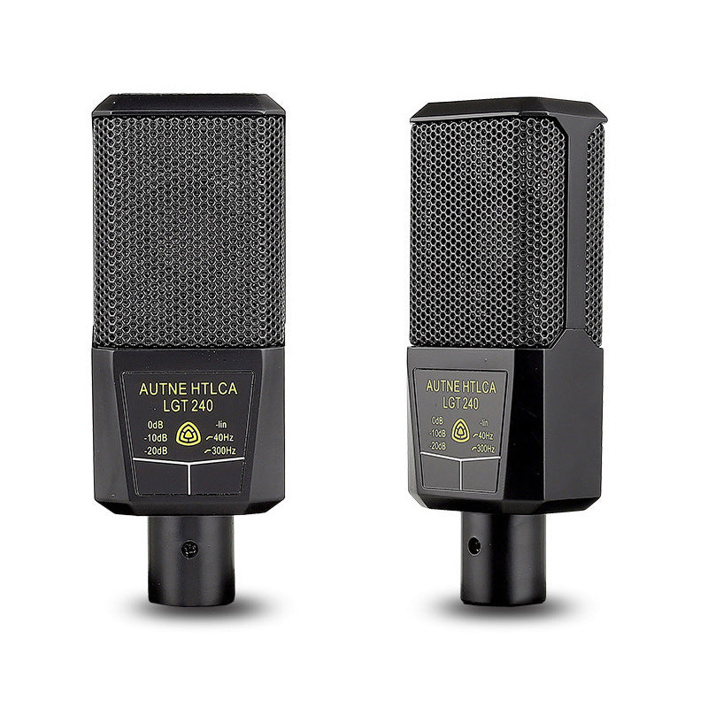 Recording Capacitor Microphone Sound Card Set