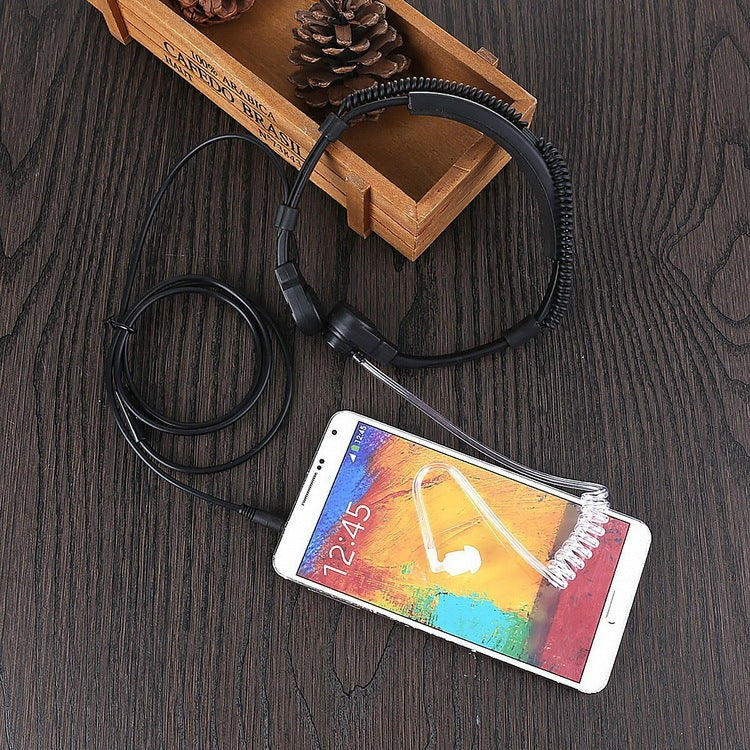 Cell Phone Throat Microphone Headset Throat Shock Headset Headset Cable